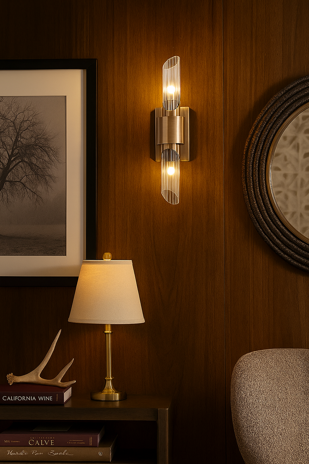 Saray Aplik Eskitme Renk  İç Mekan Kullanım Tel Lighting Satın Al