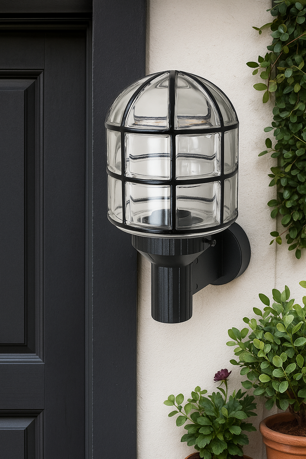 Dış Aplik Kafesli Cam Aplik Tel Lighting Satın Al
