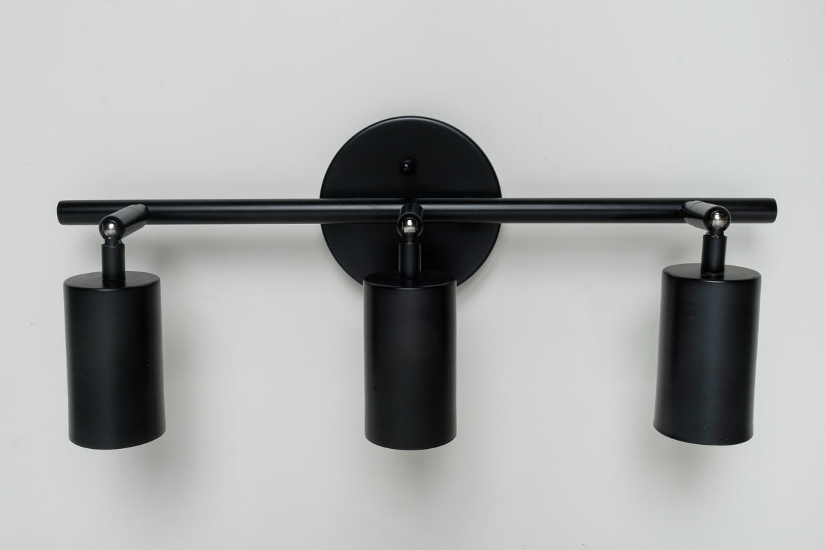 3 Spotlu GU10 Eskitme Aplik Siyah tel lighting Satın Al