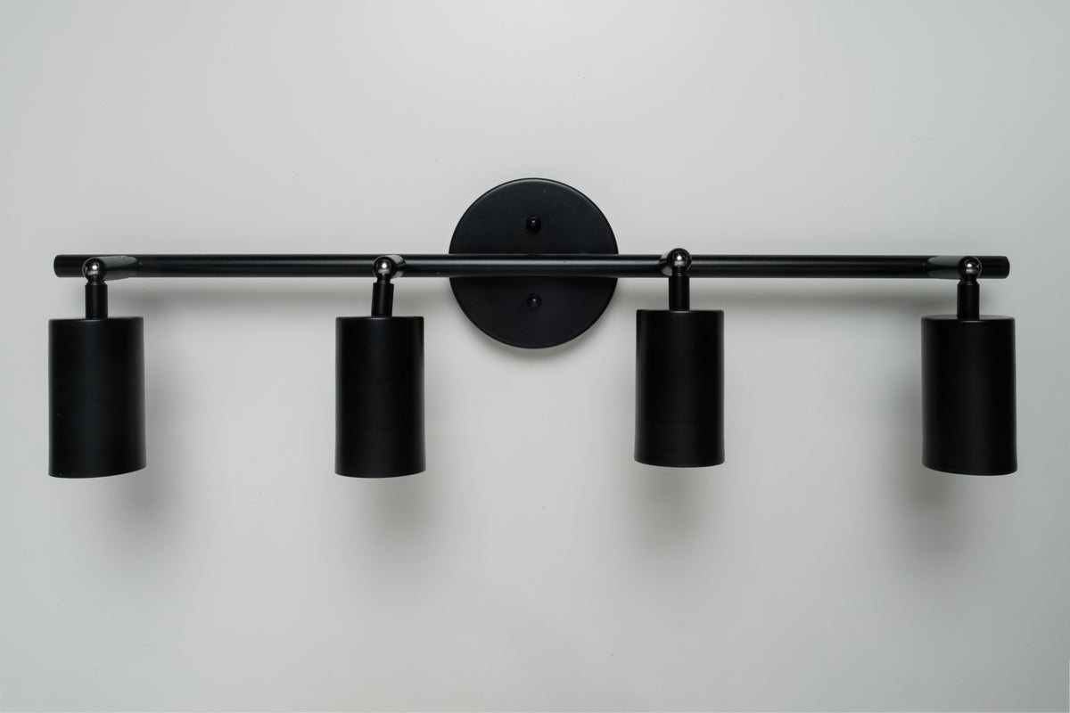 4'lü Spot GU10 Spor Aplik Siyah tel lighting Satın Al