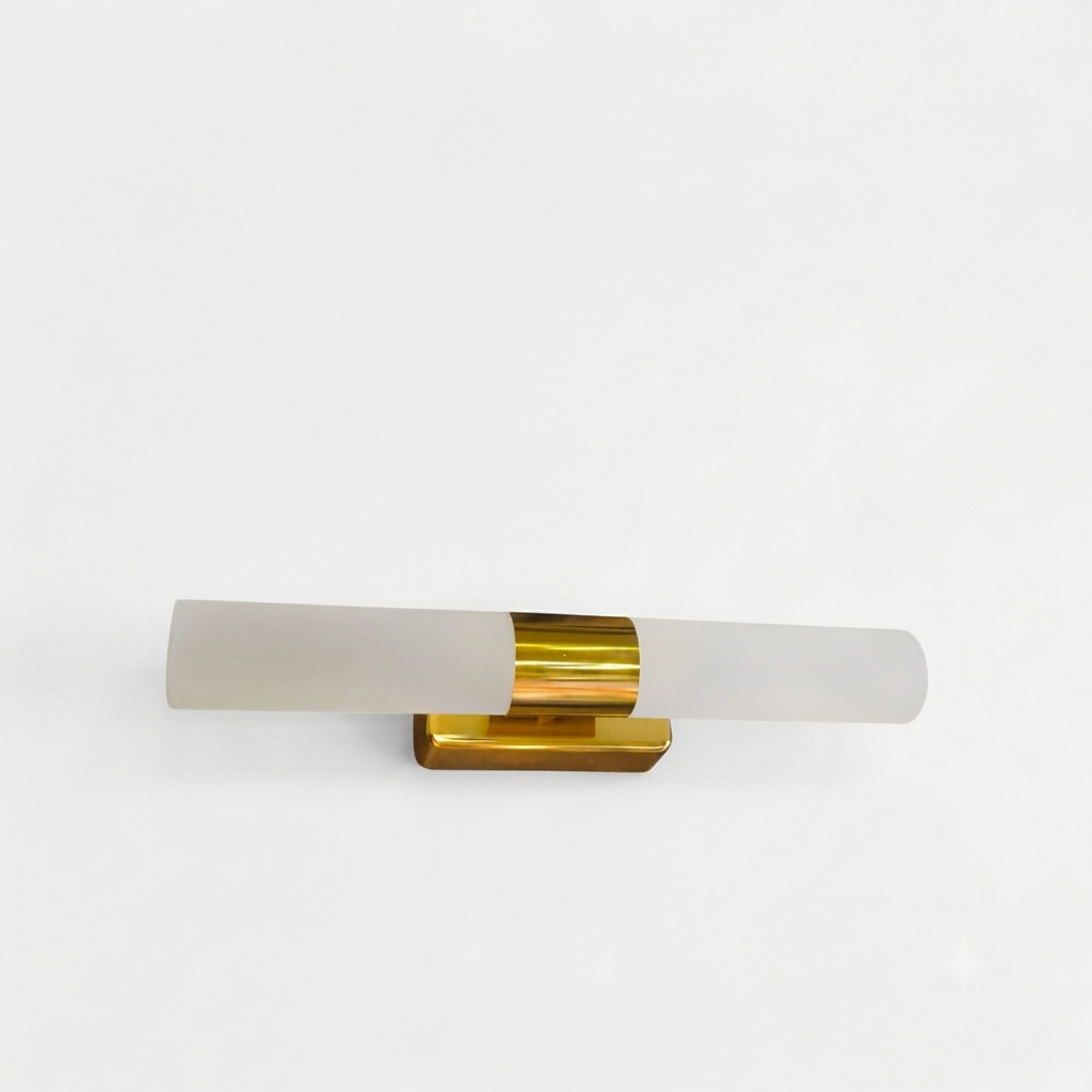 Ice LED Double Yellow Patina Wall Lamp