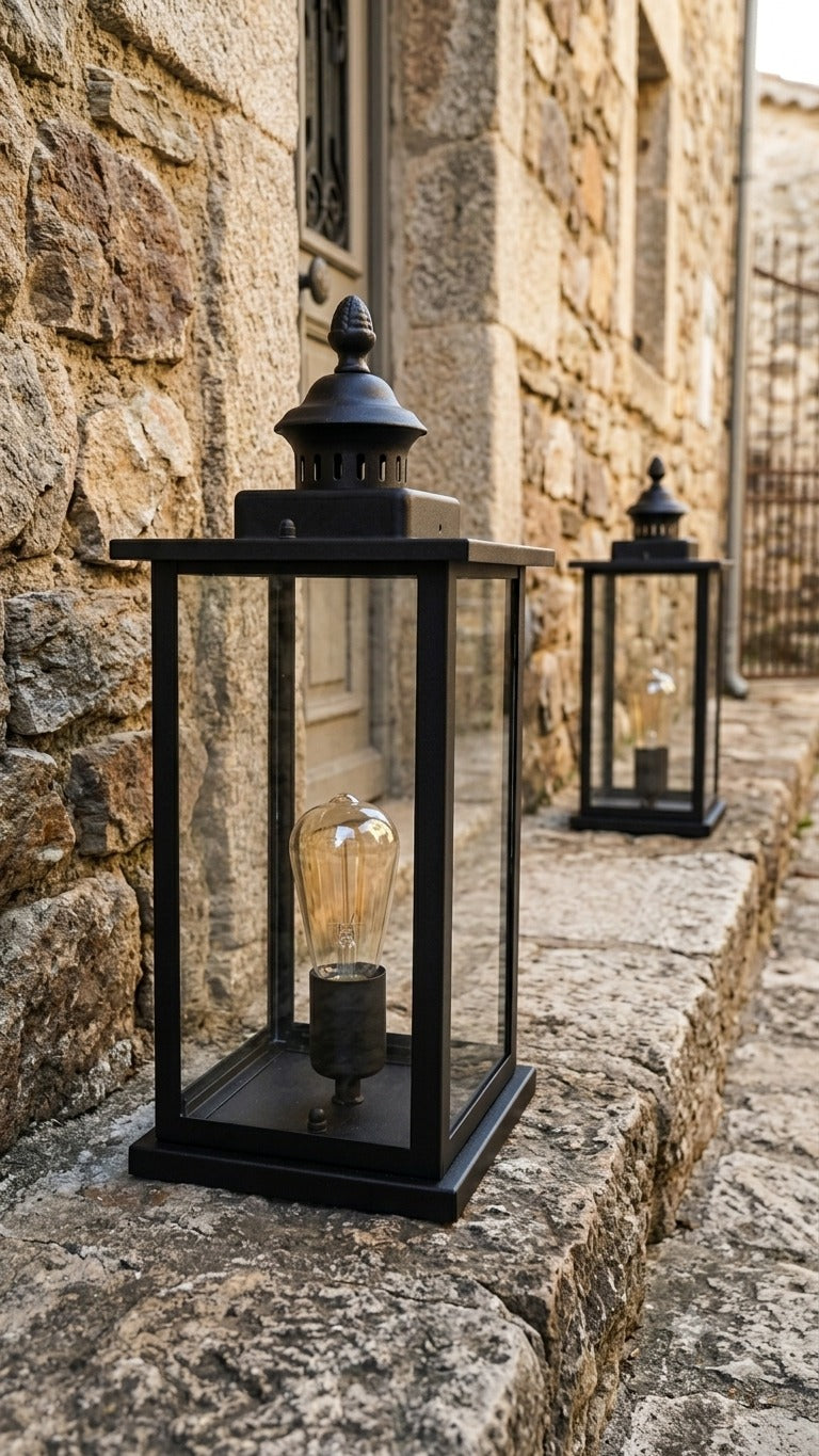 Galata Wall Sconce, Single E27 Bulb Sconce, Wall Mounted Lighting Fixture