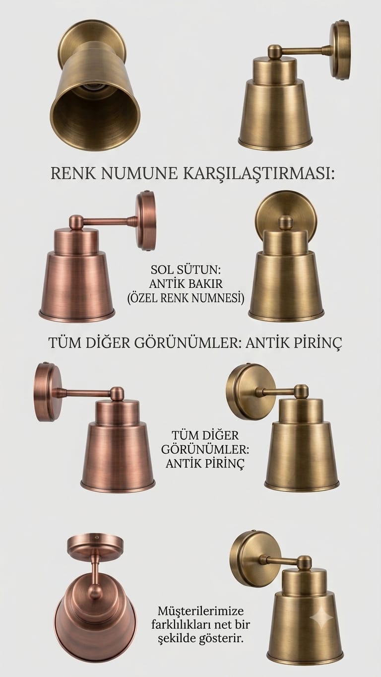 Küçük Bardak Aplik Eskitme Bronz Tel Lighting Satın Al