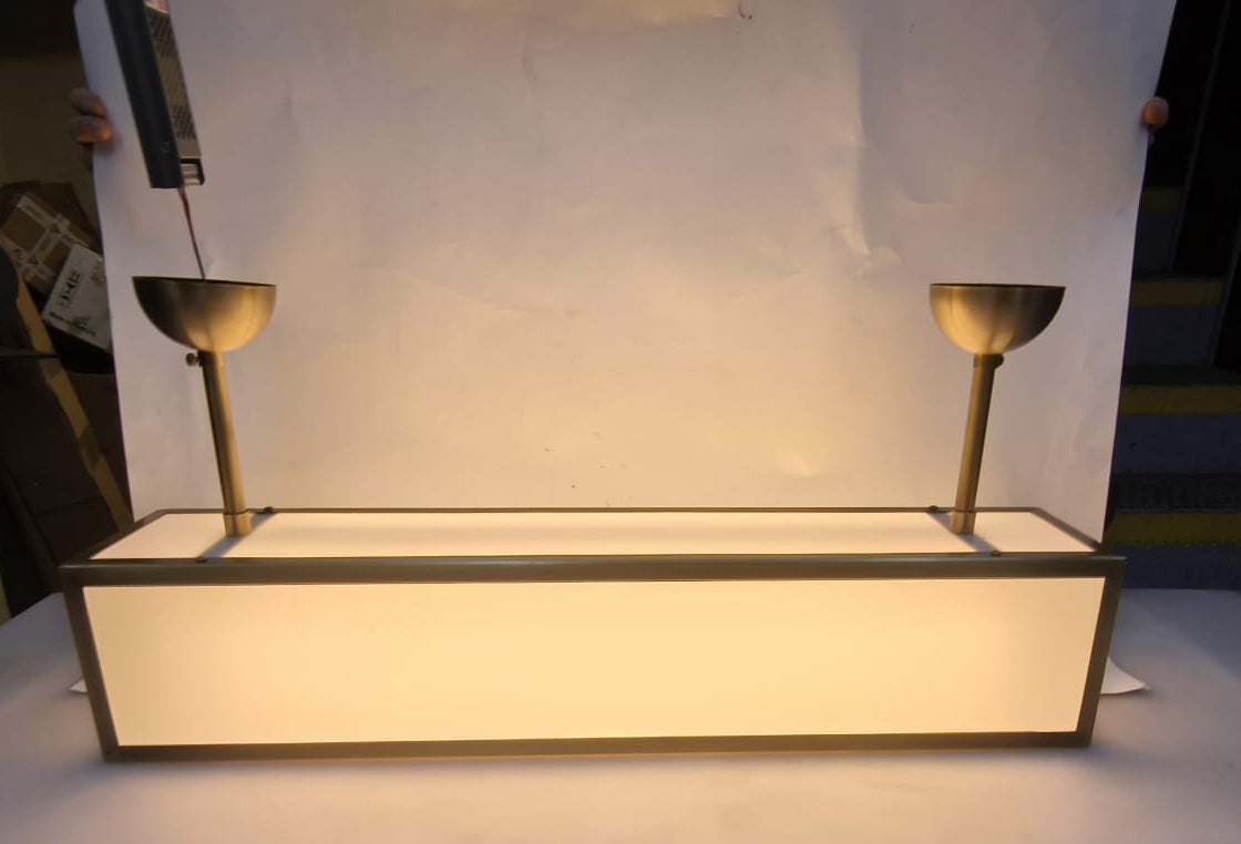 Kafe Tezgah Üzeri Kutu Pleksi Avize tel lighting Satın Al