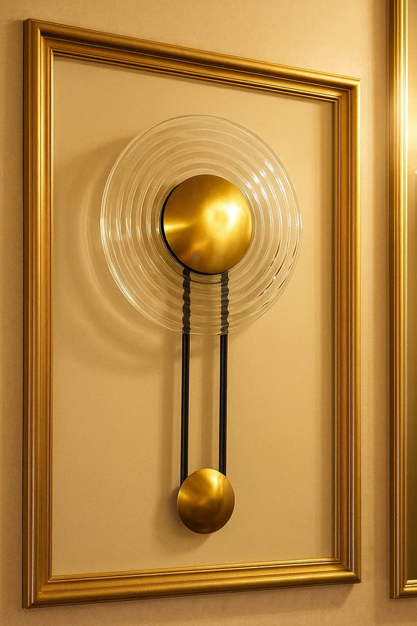 Wavy Glass Wall Sconce