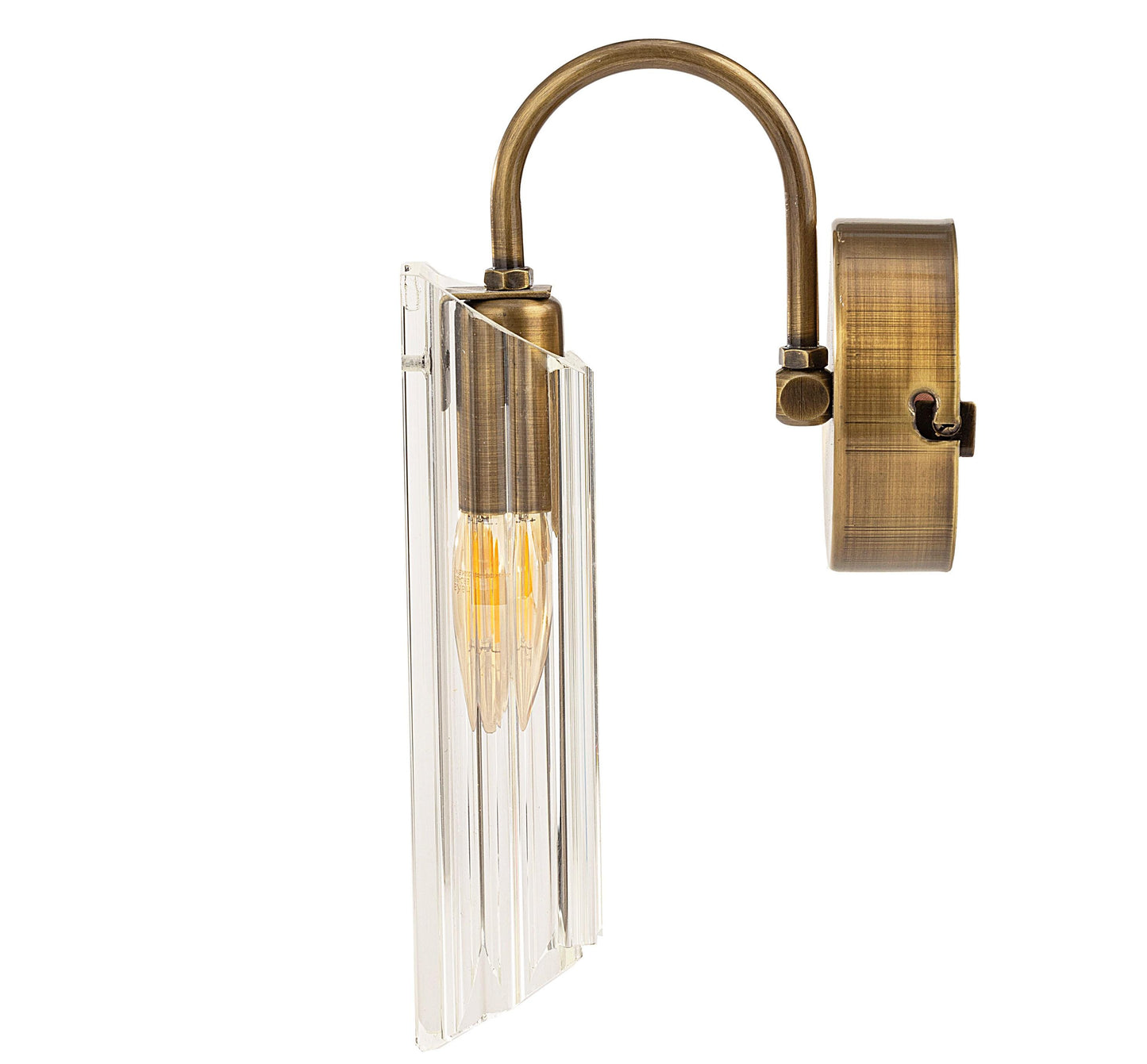 Bronze Roman Glass Wall Sconce, Nordic Light Fixture, Bed Side Sconces, High Quality Retro Lighting for Bedroom, Bath, Entry, Living Room