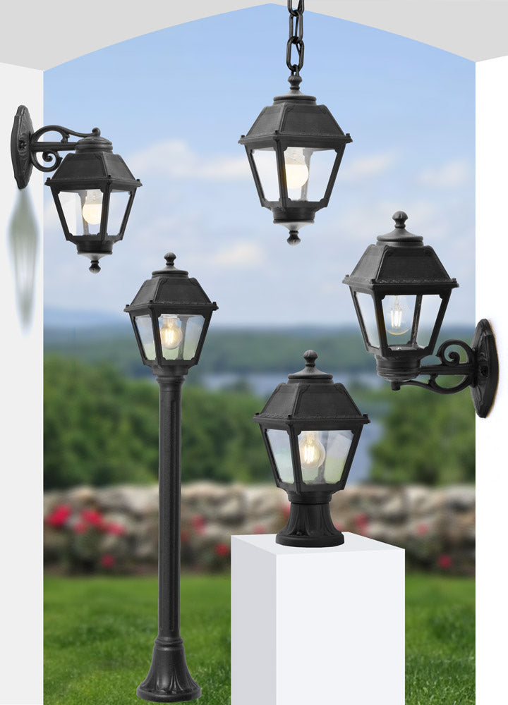 Mary Square Lantern Outdoor Wall Lamp 