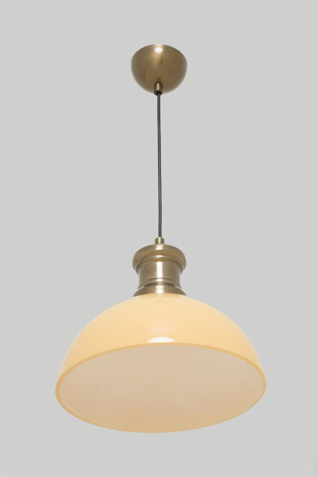 Circle White Glass Pendant Chandelier