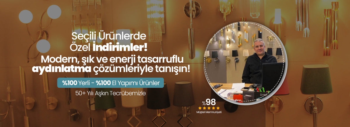 Seçili ürünlerde özel indirimler, %100 yerli, %100 el yapımı