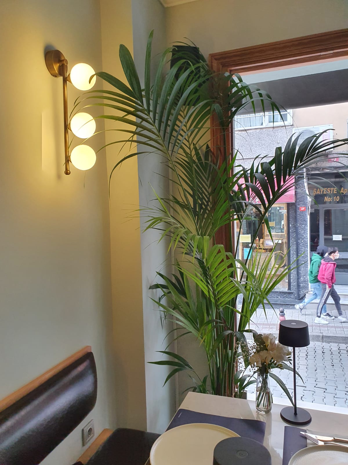 Star Glass Wall Sconce, Antique Bronze