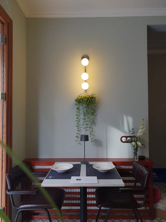 Star Glass Wall Sconce, Antique Bronze